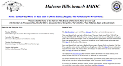 Desktop Screenshot of malvernhills.mmoc.org.uk